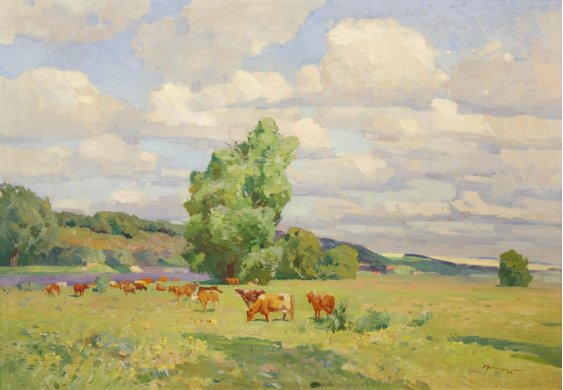 "Herd at the meadow"