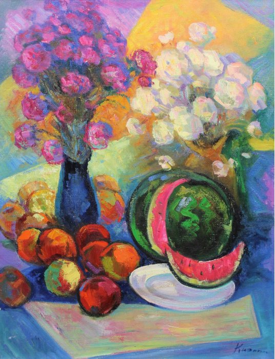 "Still life with fruit"