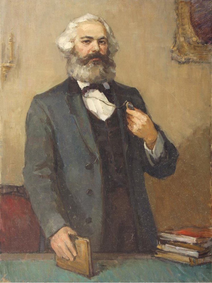 "Portrait of Karl Marx"