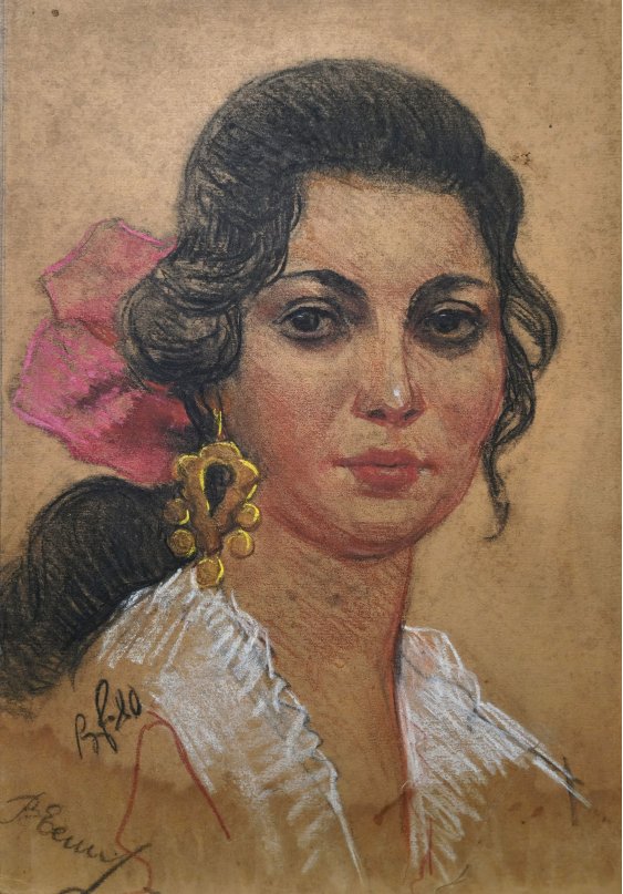"Portrait of the actress"