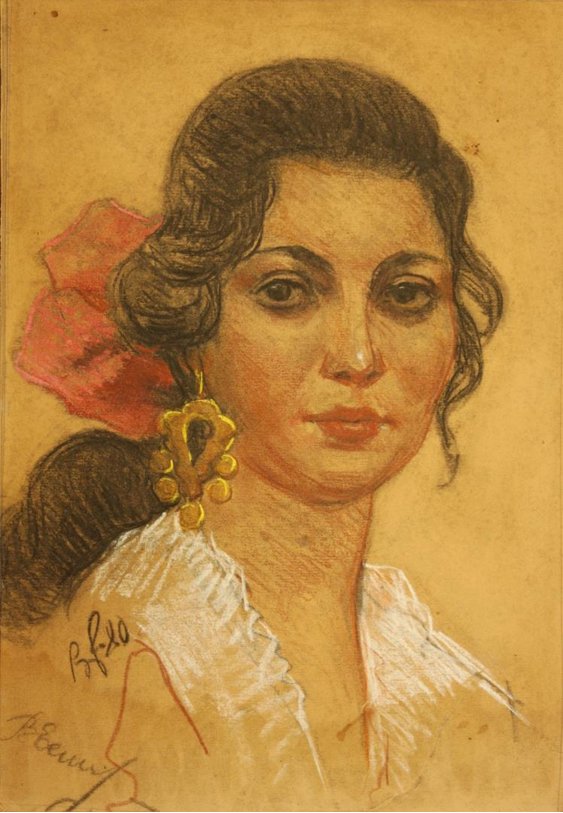 "Portrait of the actress"