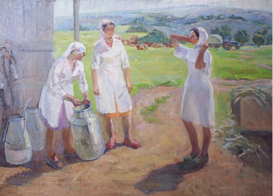 "Young milkmaids"
