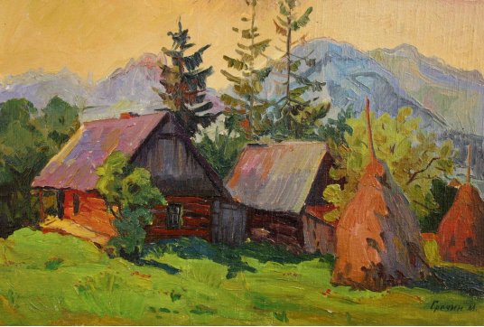 "Hut in the mountains"
