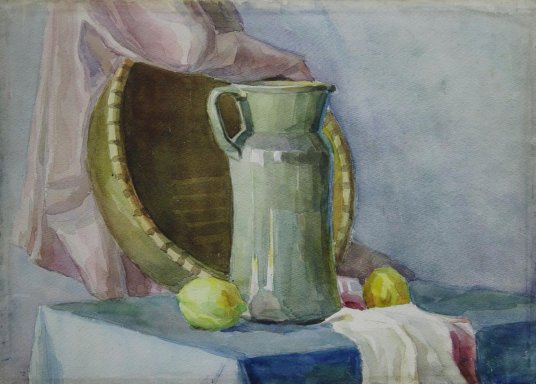 "Still life with jug"
