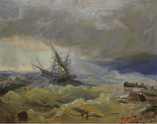 "Storm (copy Ivan Ayvazovski)"