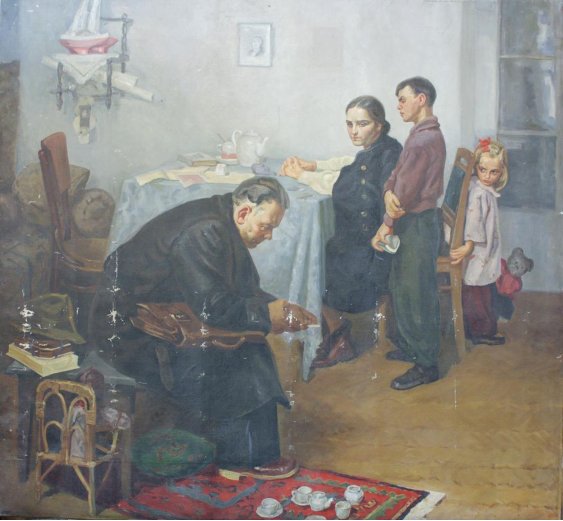 "Returned (Copy of Sergy Grigoriev's painting)"