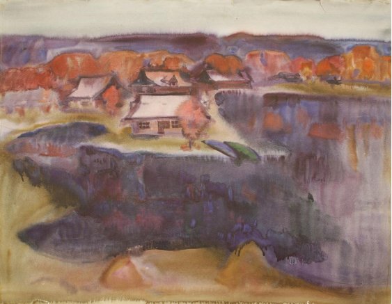 "The village near the lake"