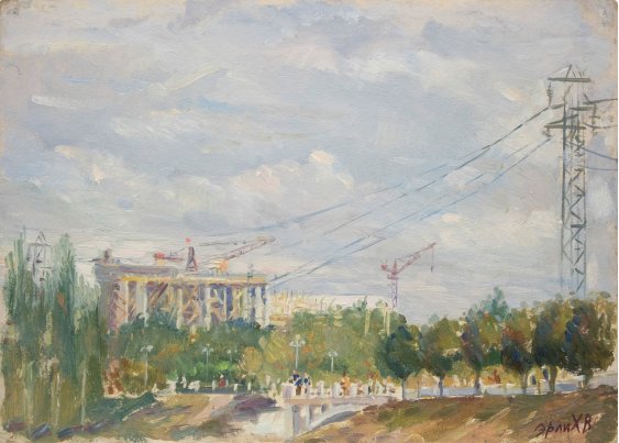 "View of the new street"