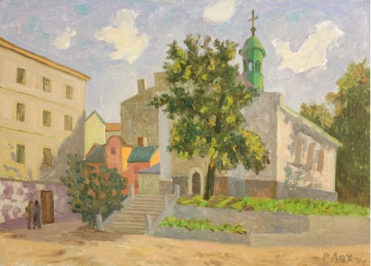 "Church of Snizhna Mary in summer"