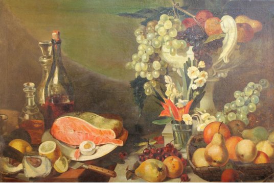 "Still life with food"