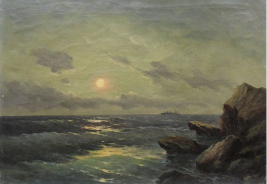 "Evening on the sea"