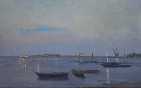 "Boats on the river"