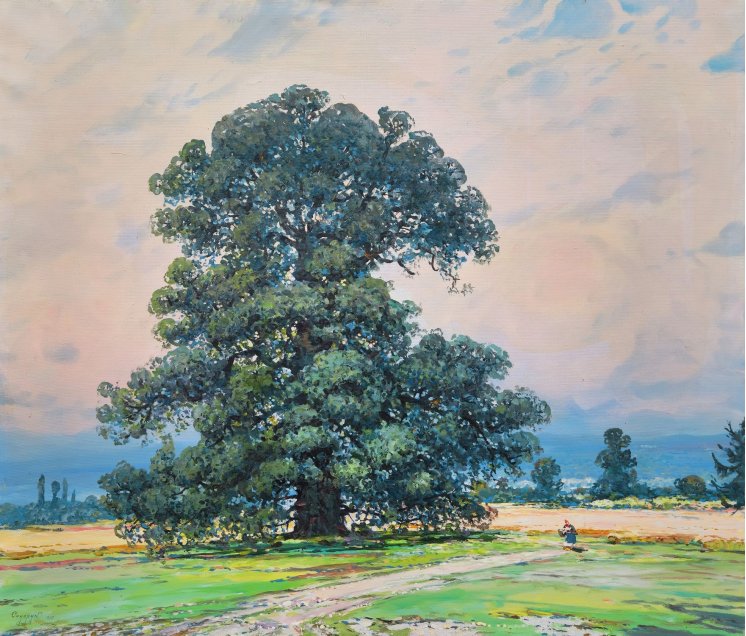 "Oak in the field"