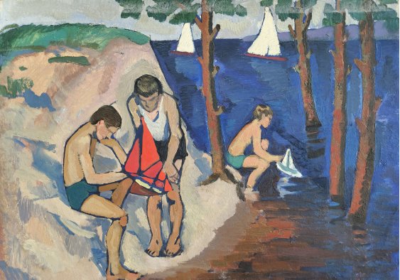 "Children on the river"