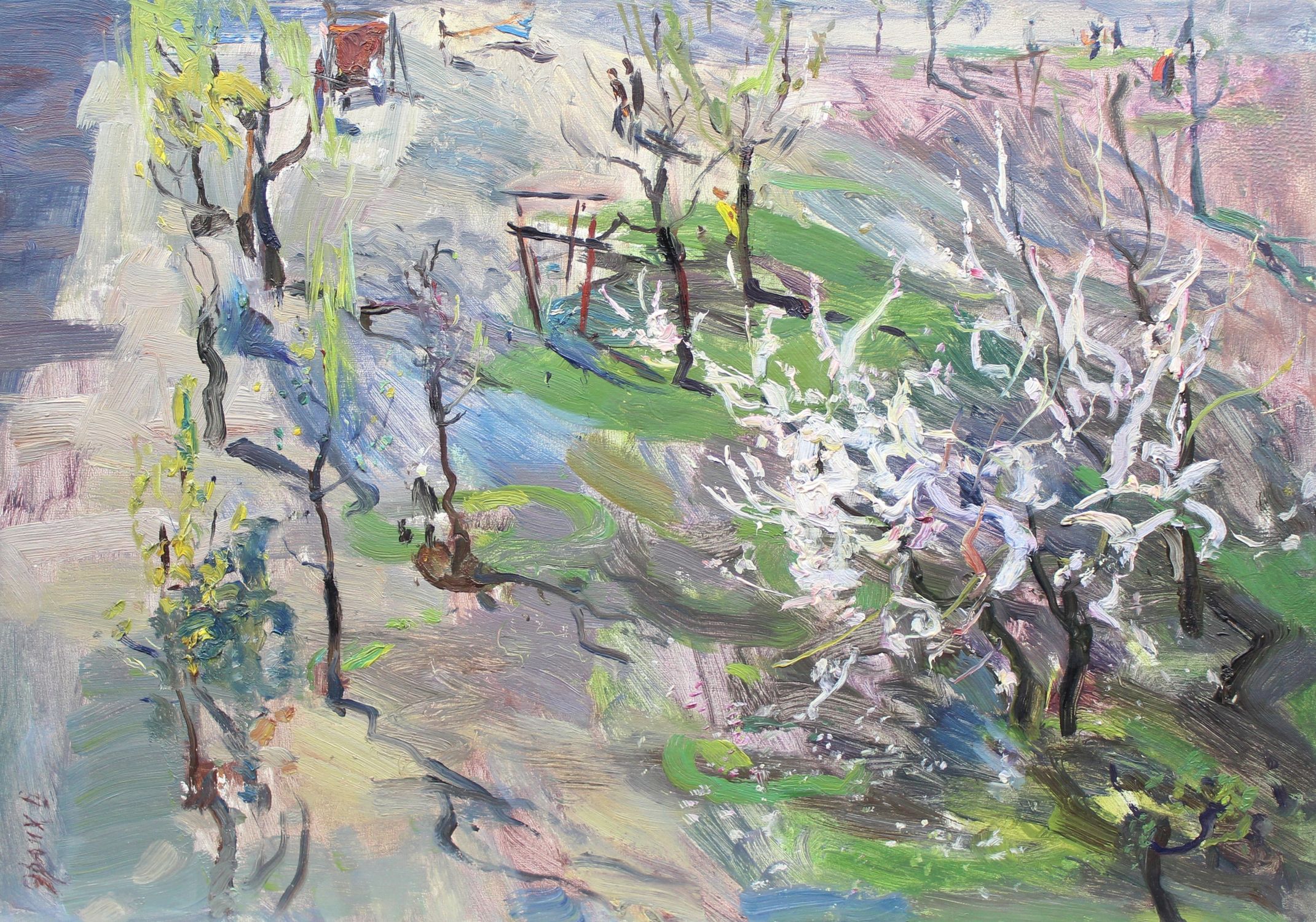 "Spring in the yard"