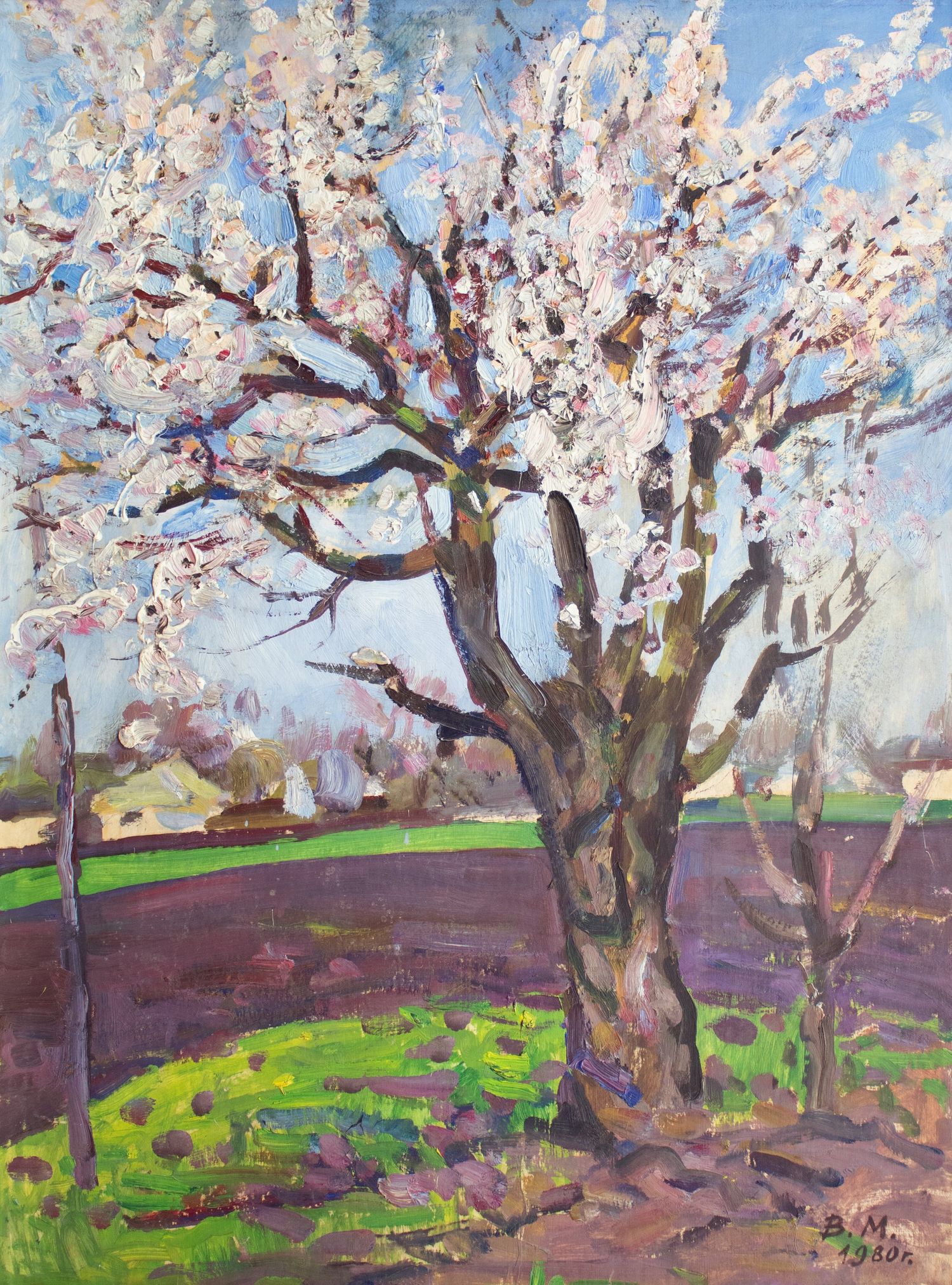 "Цвіте дерево/На початку весни (двостороння)"