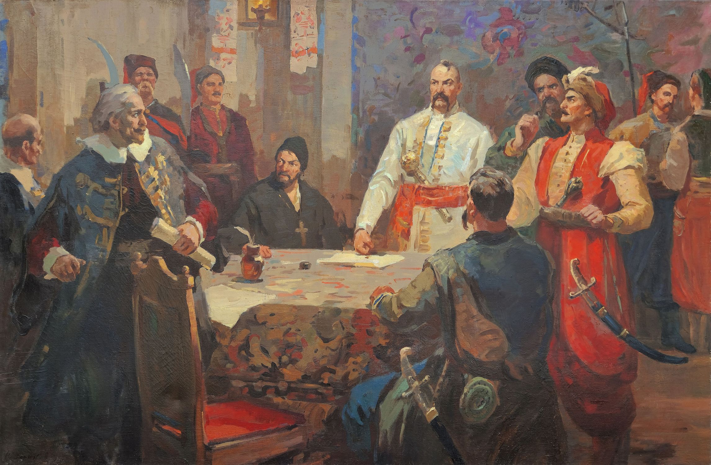 "Negotiations with the Polish troops"
