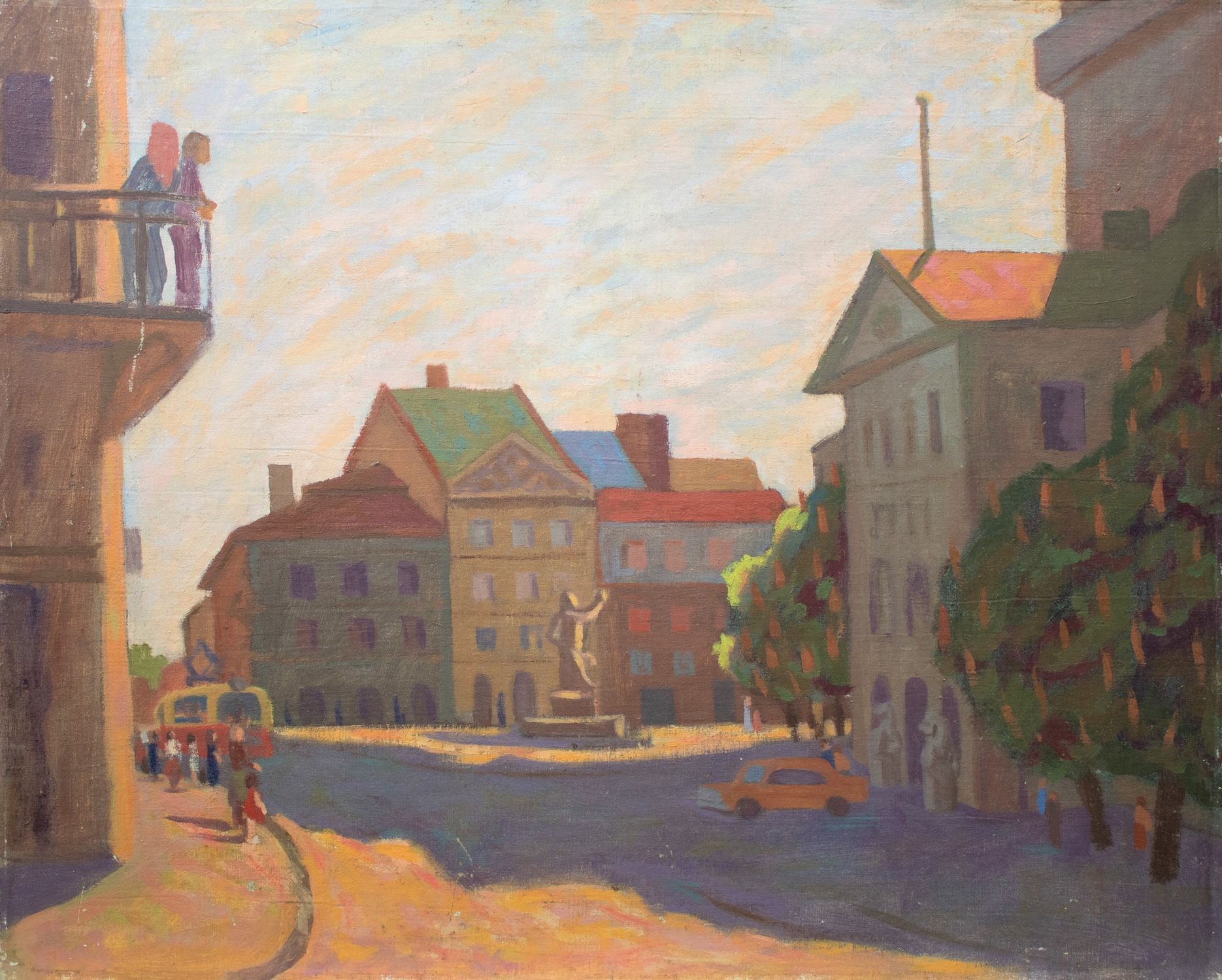 "Market square from Russian street"