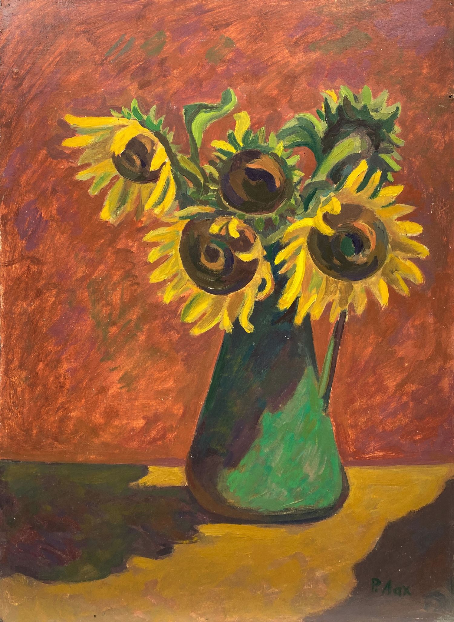 "Sunflowers in the evening light"