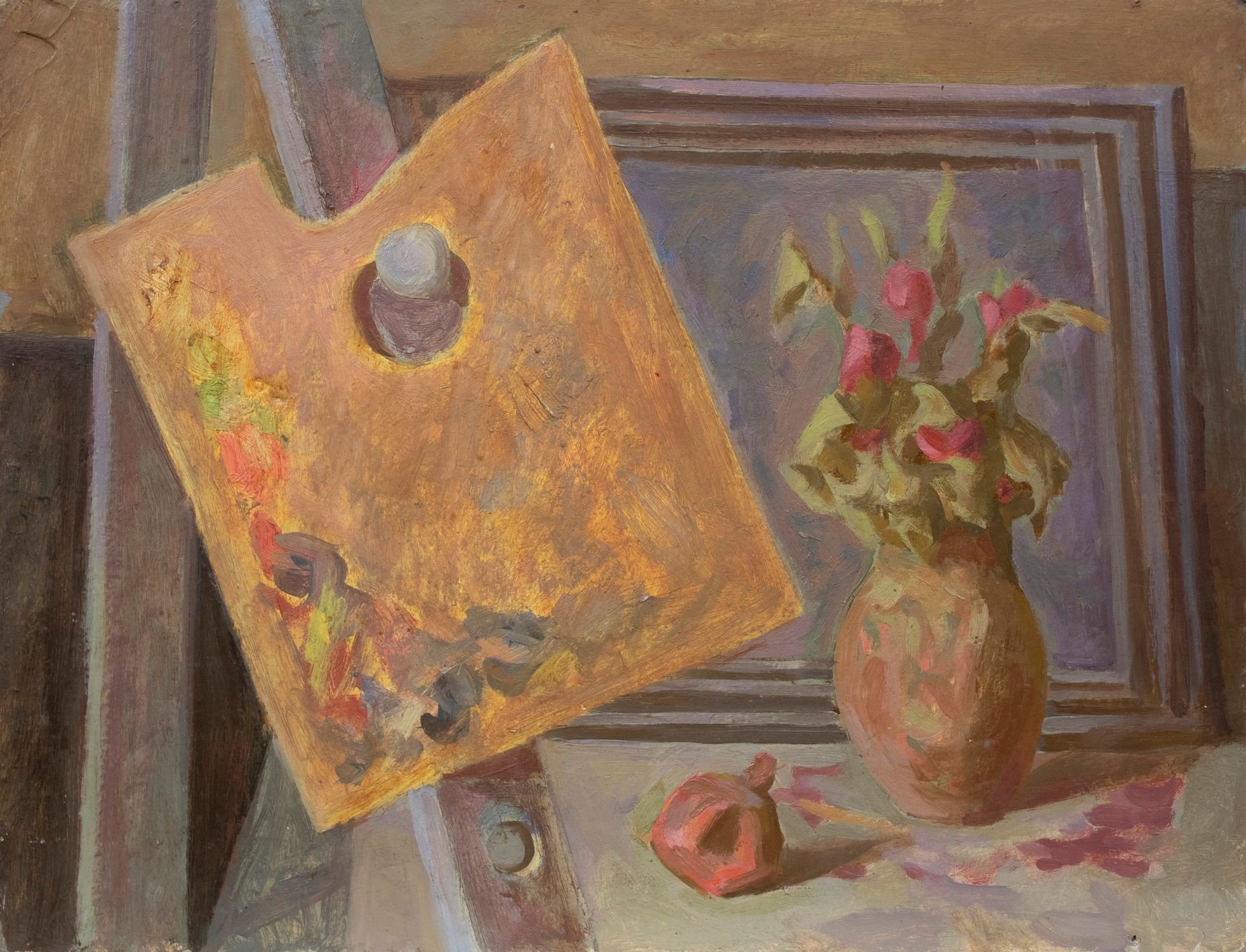 "Still life with frame"