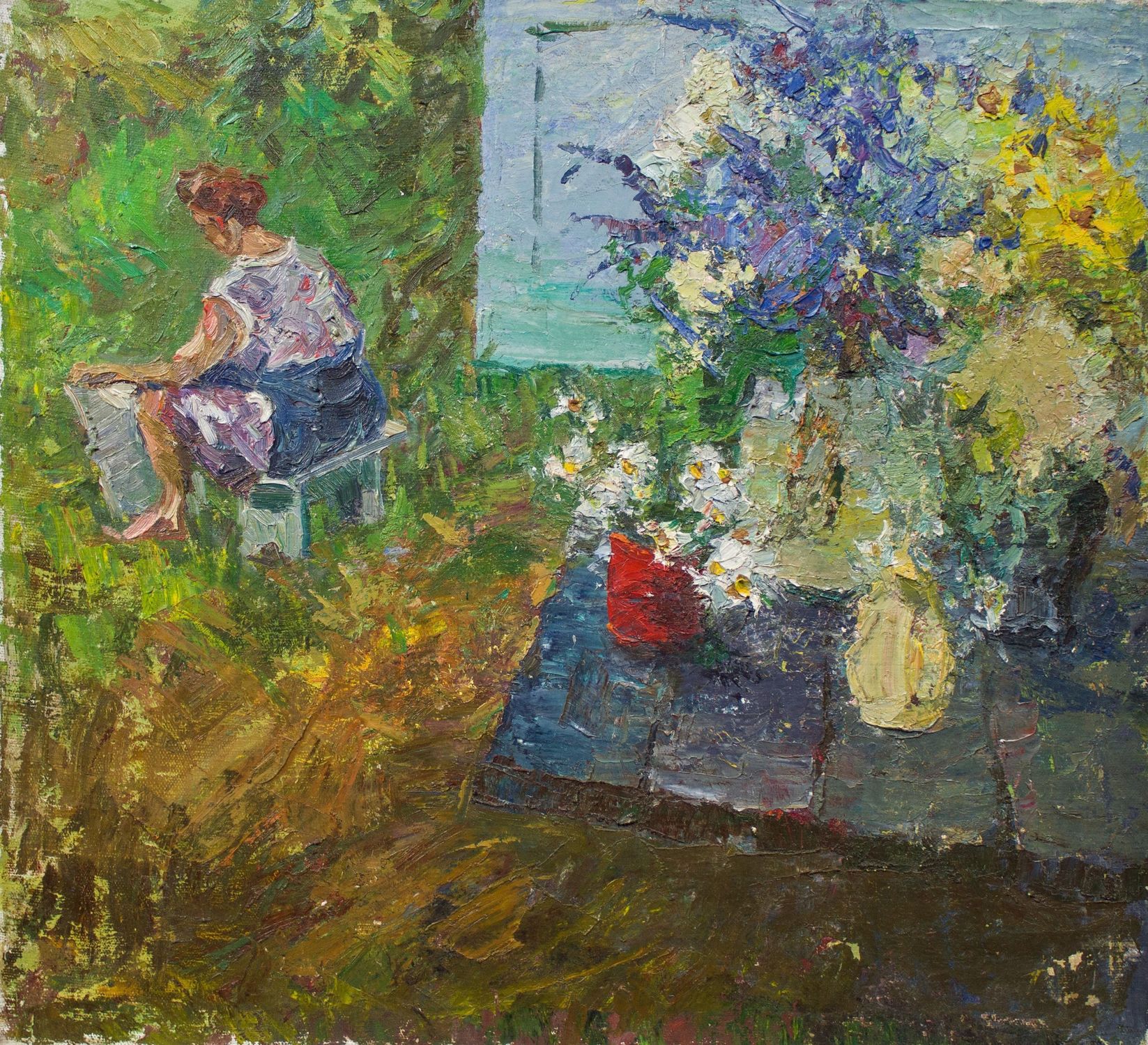 "On the porch"